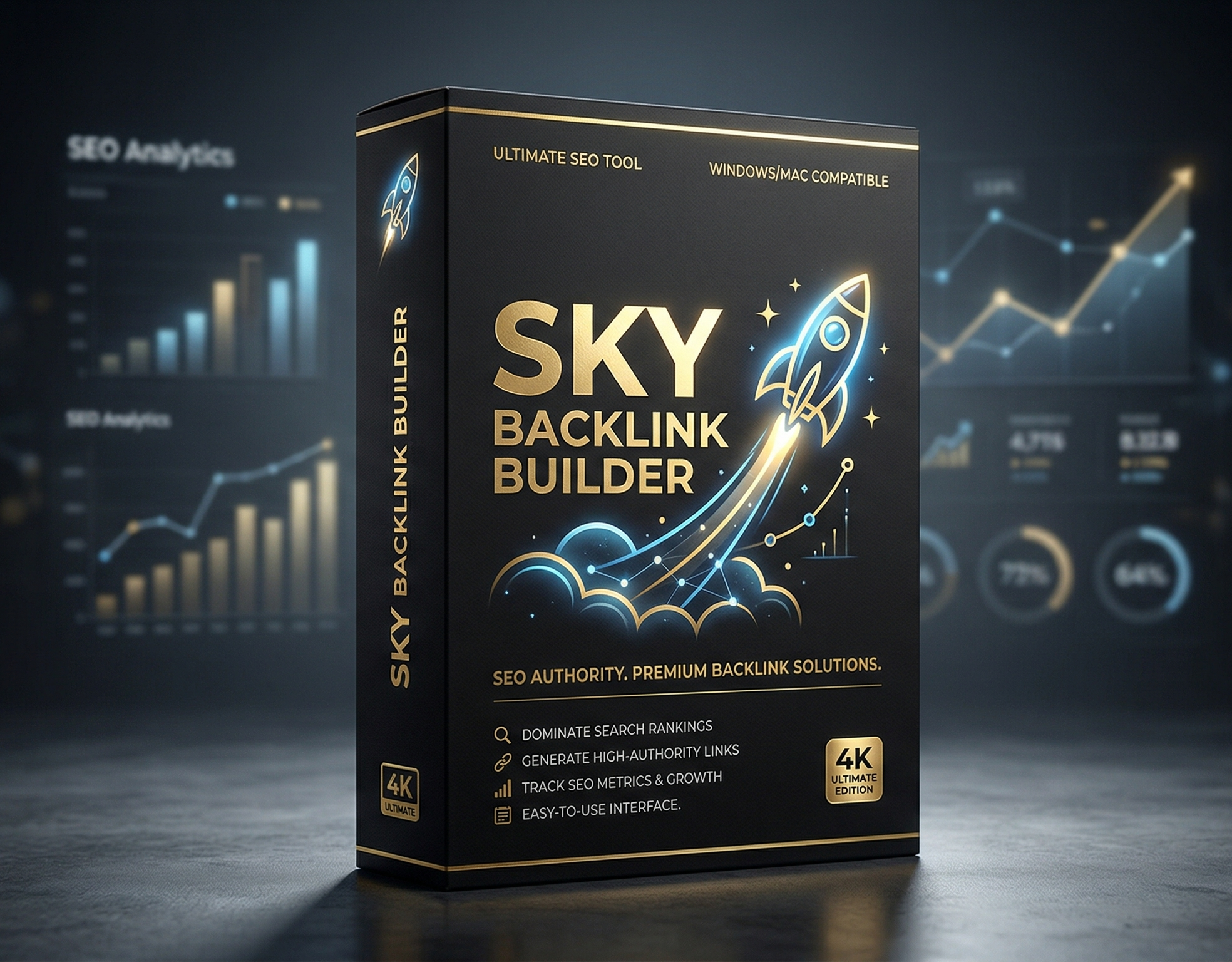 Sky Backlink Builder Dashboard - SEO automation software