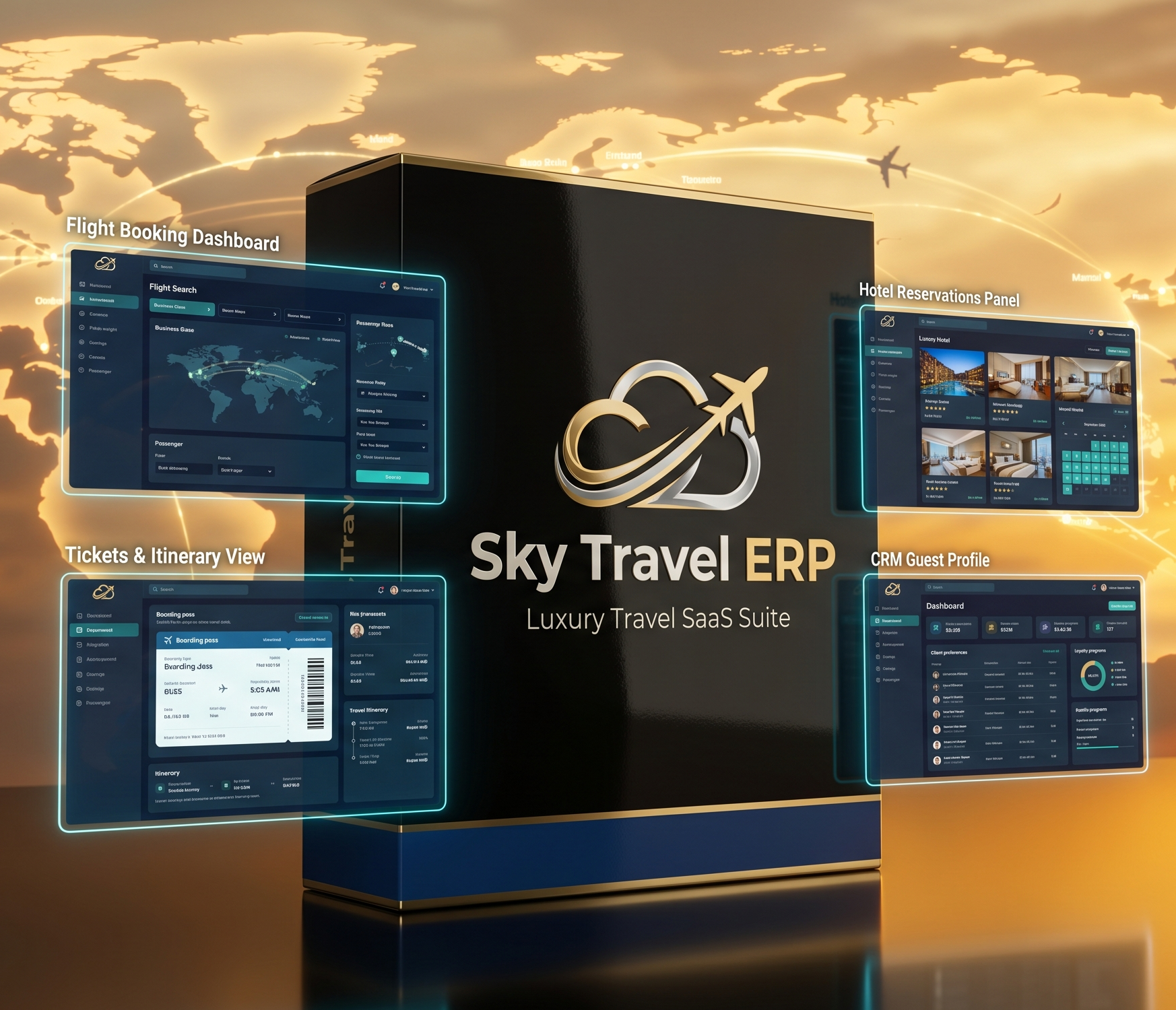 Sky Travel Agency & Ticket Booking Software